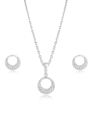 Circle Crest Pendant Set