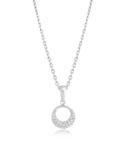 Circle Crest Pendant Set