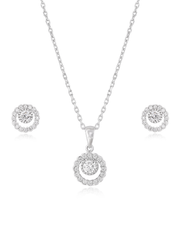 Eternal Orbit Circle pendant set