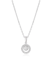 Eternal Orbit Circle pendant set