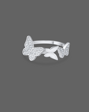 Koura Twin Butterfly Ring