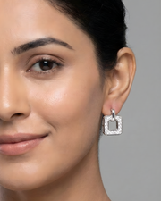 Zirca Square Earrings