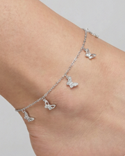 Butterfly Accent Anklet