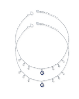 Koura Mystic Eye Silver Anklet