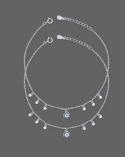 Koura Mystic Eye Silver Anklet