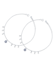 Koura Mystic Eye Silver Anklet