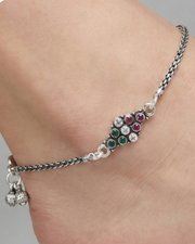 Oxidised Eclipse Anklet