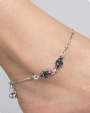Oxidised Sable Anklet