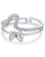 Koura Silver Butterfly Ring